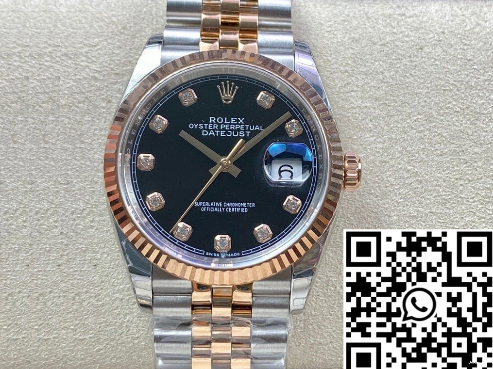 Diamond-set Factory EW M126231-0019 Rolex Dial Datejust 0211